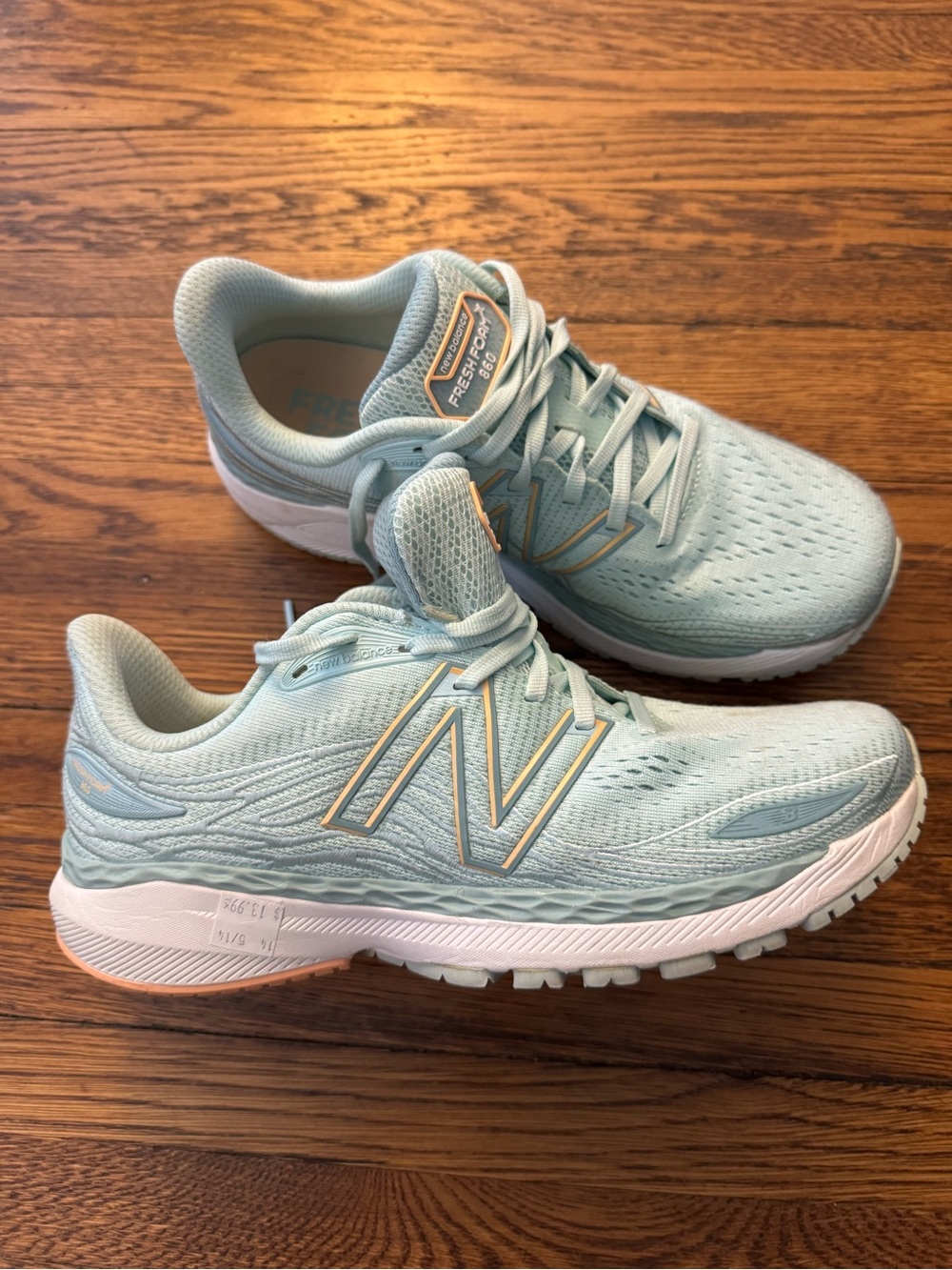 New Balance Women's 860v12 Running Size 9 D Teal/White |W860B12| BLUE CHILL.